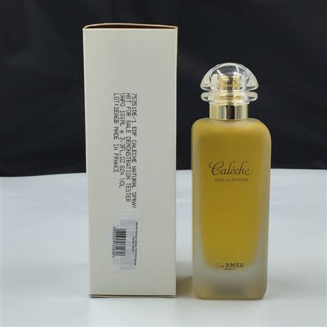 hermes caleche soie de parfum 100ml tester|caleche free gift.